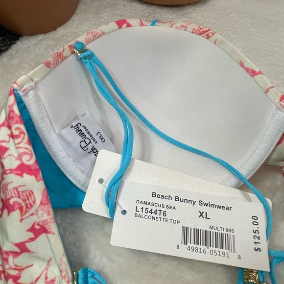 SOLD on POSH Canada 🇨🇦 xoxoxo NWT beach bunny bikini Damascus Sea 🌊 XL set - Picture 14 of 16